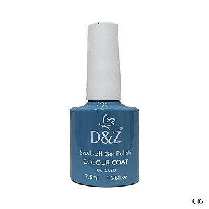 esmalte em gel D&Z 616 azul bebe