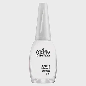 esmalte petala branca colorama  cremoso 8 ml