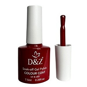 Esmalte Em Gel D&Z uv/gel 611 vermelho escuro