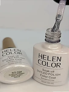 Esmalte Em Gel Helen color cintilante com glitter 39