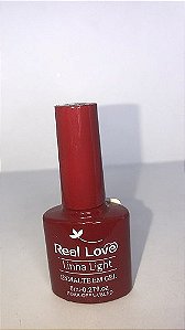 esmalte em gel real love 8ml vinho cintilante