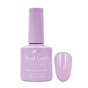 Esmalte em Gel Real Love Linha Light p119 roxo claro