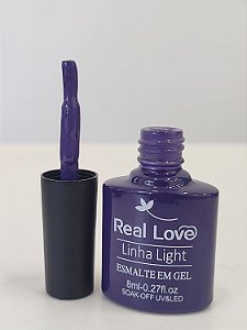 Esmalte em Gel Real Love Linha Light p130 roxo