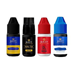 Cola Para Alongamento De Cílios Macy 5ml Modelos Lash