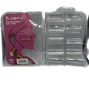 tips extralonga unhas curvatura C com 100 pcs