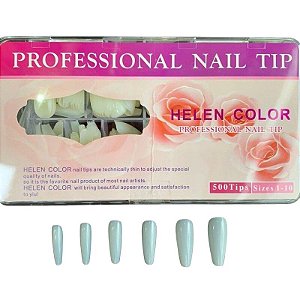tips bailarina helen color 500 transparente profissional