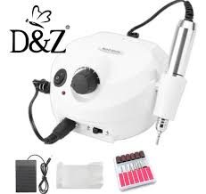 Motor Porquinho Manicure Com Pedal Lixadeira Branco D&Z