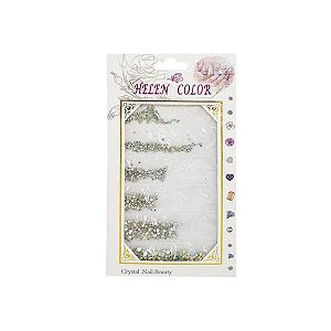 6 Tamanhos Strass Para Decoração Unha Pedraria Helen Color
