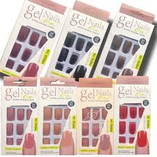 Unha Postiça Autocolante Pretty Nails Colorida 24 Unhas Sortida