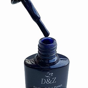 esmalte em gel D&Z b 18 azul escuro