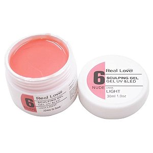 Sculping Gel Real Love Nude 6 Gel Uv E Led 15Ml