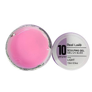 Gel para Unha Real Love 15ml UV&LED Cor 10 Rosa
