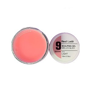 Gel Unha Real Love Begonia powder 9 15ml Sculping Gel
