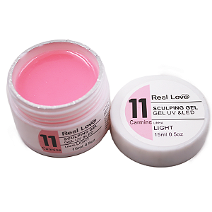 Gel Unha Real Love Carmine 11 Light Sculping Gel alongamento