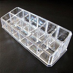 Organizador De Maquiagem e Cosméticos em Acrílico 17 X 6,5 X 6,5cm