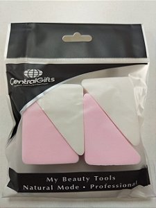 Esponja para base triangular maquiagem passar make