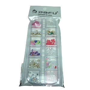 Kit Mix decoração madreperolas caviar e decorações unha