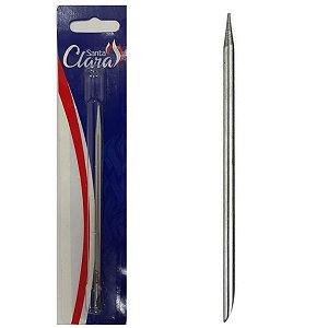 palito inox com ponta chanfrada para cuticula