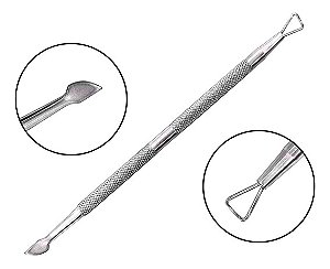 Espatula Espalhadora De Fibra De Vidro Inox Unha em gel