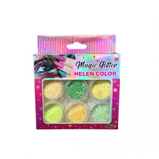 Magic Glitter Helen Color Fluorescent Colorido