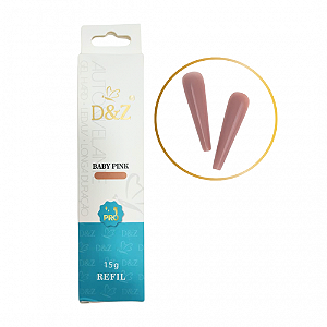 Gel Refil Control Hard D&Z 15g baby pink