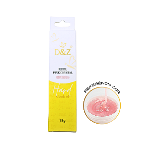 Gel Refil Control Hard D&Z 15g pink crystal