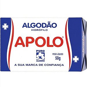 Algodão em caixa apolo 50g b