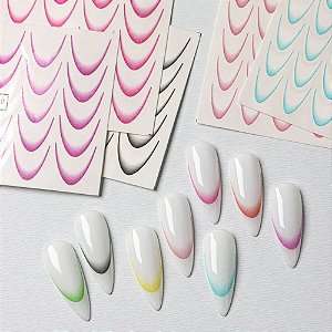adesivo 3d nail art sticker para unhas