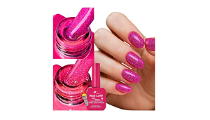 Esmalte em Gel Glitter Refletivo -Real Love 14 pink