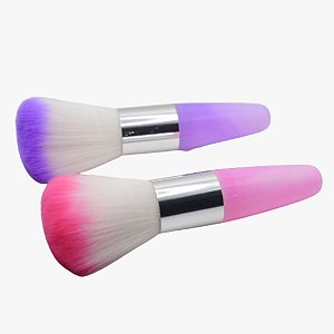 espanador pompom grande luxo para unhas