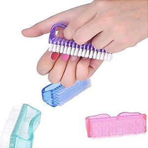 Escovinhas Para Manicure Remover Po Cores Variadas 2 Unidade