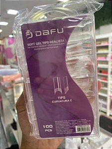 Soft Gel tips realista curvatura C Dafu