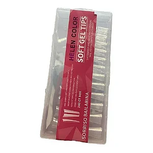 Soft Gel Tips bailarina leitosa Helen Color 240un