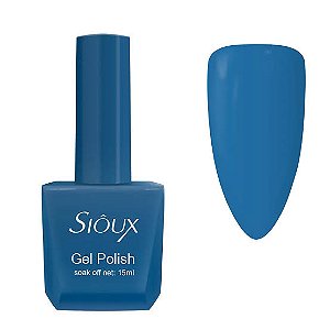 esmalte em gel sioux gel polish 15ml grande 15 azul