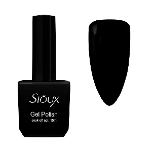 esmalte em gel sioux gel polish 15ml grande preto 39