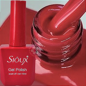 esmalte em gel sioux gel polish 15ml grande vermelho 09