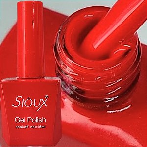 esmalte em gel sioux gel polish 15ml grande vermelho 35