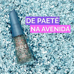 Risqué Livre Para Brilhar Esmalte 8ml - De Paetê na Avenida