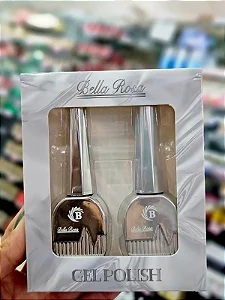Kit Esmalte Em Gel Prata Bella Rosa