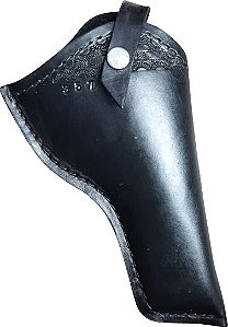 .38 .357 Cano de 4" Externo Liso Preto Coldre Revólver