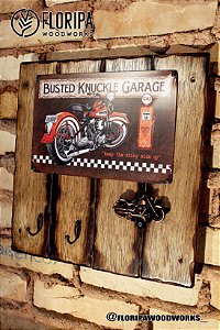 Porta Chaves de Madeira Rústico!