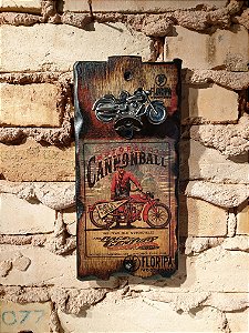 Abridor Magnético de garrafas para Parede Moto Indian!