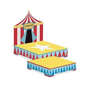 KIT SUPORTE P/DOCES CIRCUS C/2 UN - PC X 1