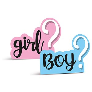 SILHUETA DEC C/2 BOY OR GIRL - UN X 1