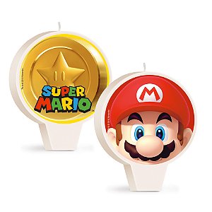 VELA ESPECIAL DUPLA FACE SUP MARIO - UN X 1