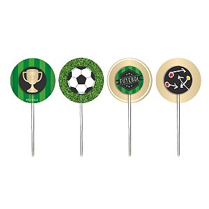 PICK P/CUPCAKE FUTEBOL P/12 UN - PC X 1