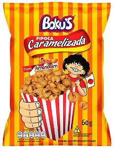 PIP 60G BOKUS CARAMELIZADA C/ AMENDOIM - UN X 1