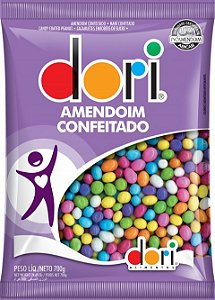 AMENDOIM 700G DORI COLORIDO - UN X 1