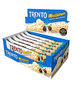 WAFER 30G TRENTO MASSIMO BCO COM COOKIES - CT X 16