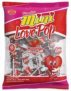 PIR 200G MINI LOVE POP MORANGO - PC X 1